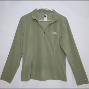 Women’s Sage Green The North Flace Fleece Pullover